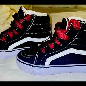 Little boys size 6 shoes NEVER WORN, brand new 6 3/4 in long, toe to heel